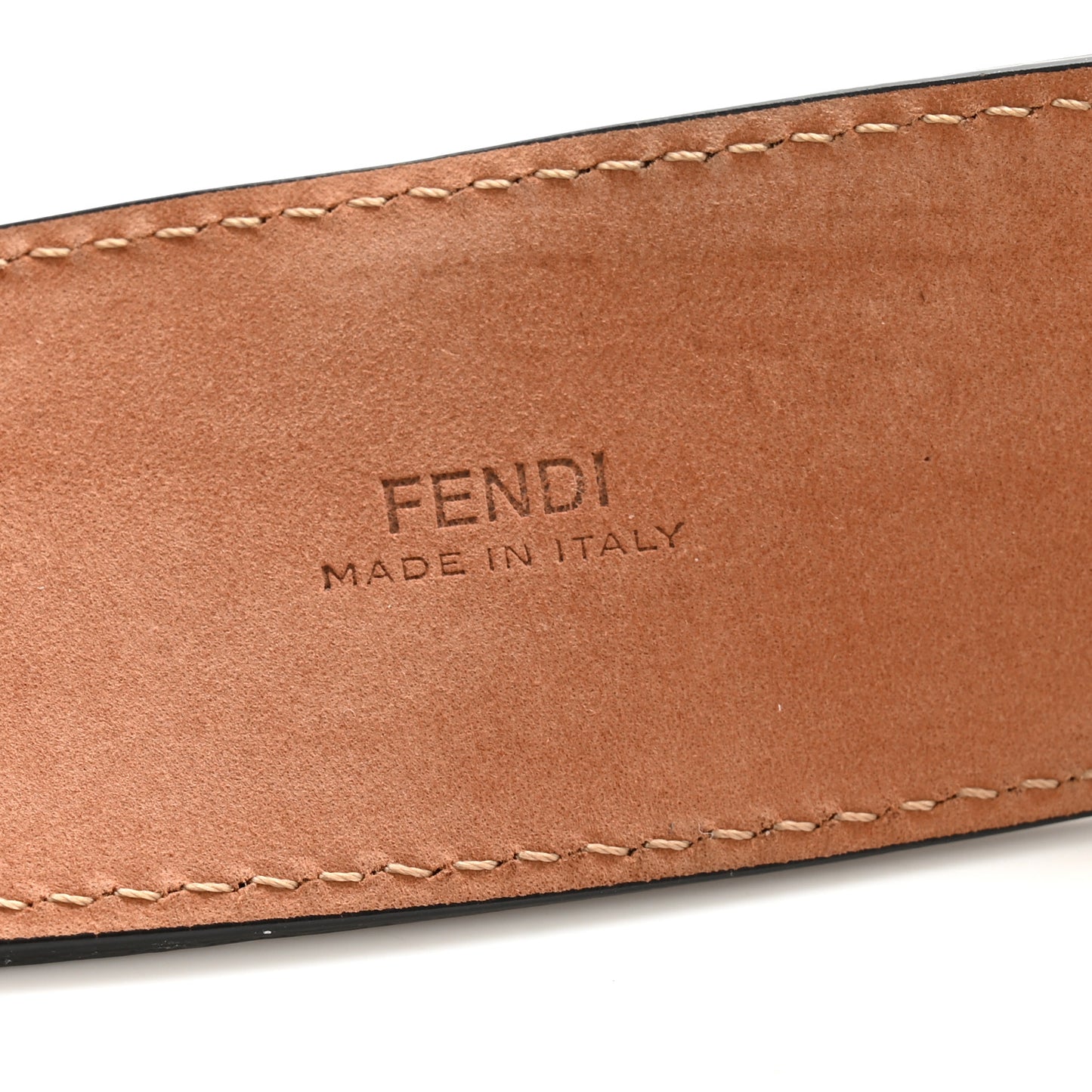 Cuoio Romano FF Buckle Belt 100 40 Brown