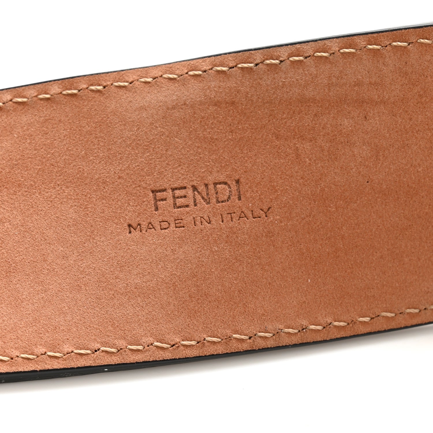 Fendi Cuoio Romano FF Buckle Belt 100 40 Brown 5 of 6