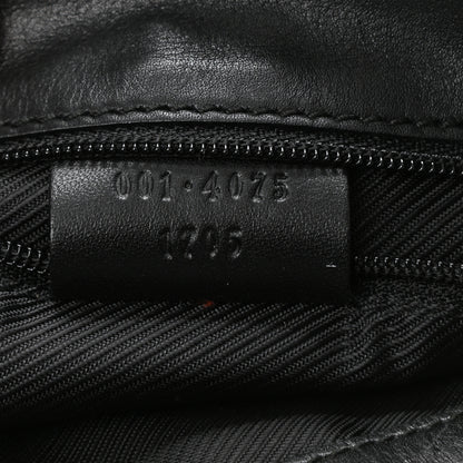 Gucci Monogram Lobster Clasp Jackie O Hobo Black 7 of 12