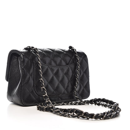 Chanel Caviar Quilted Mini Rectangular Flap Black 3 of 11