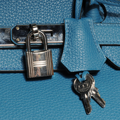 Hermes Togo Birkin 35 Cobalt Bleu 6 of 10