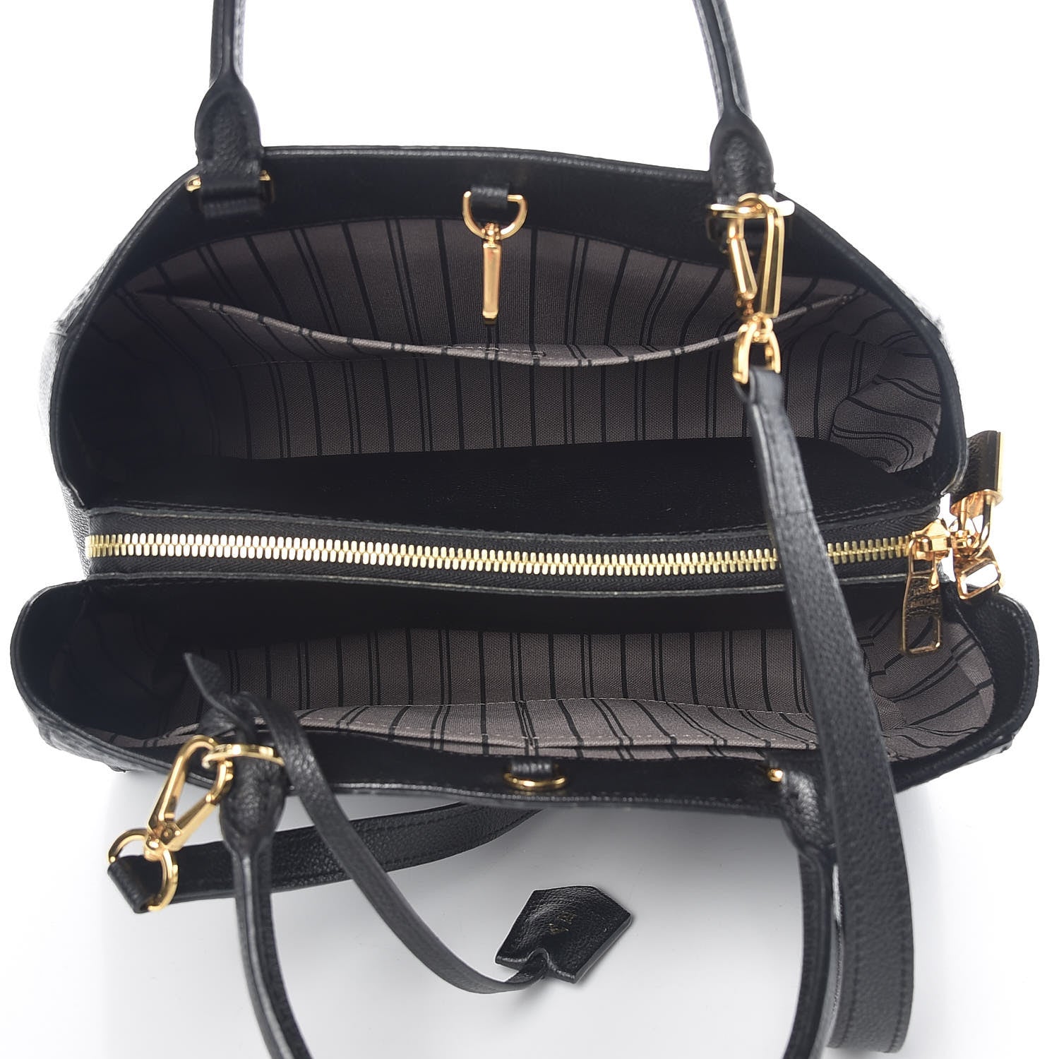 Louis Vuitton Empreinte Montaigne MM Black 6 of 17