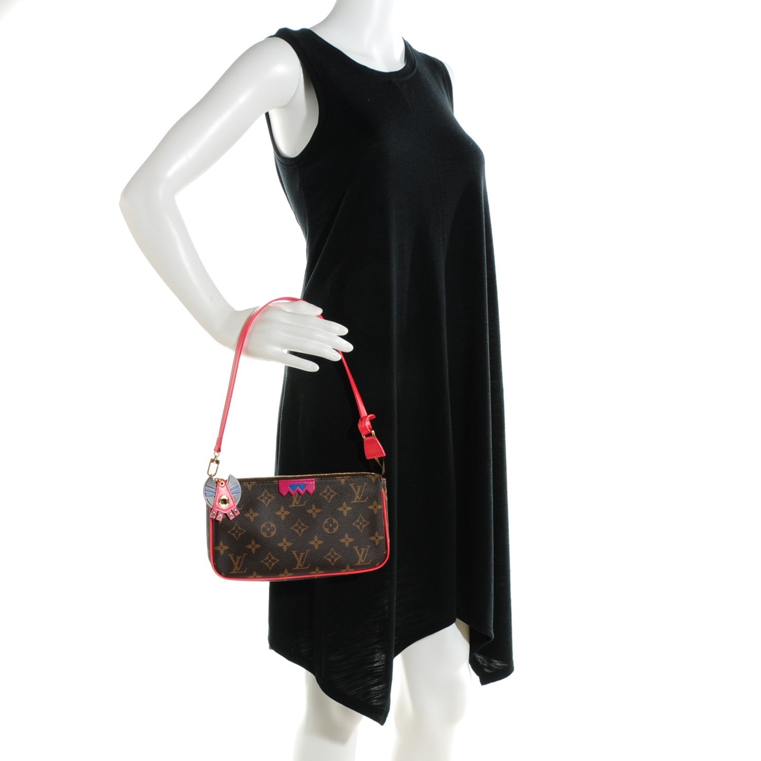 Louis Vuitton Monogram Totem Pochette Accessories Flamingo 2 of 7