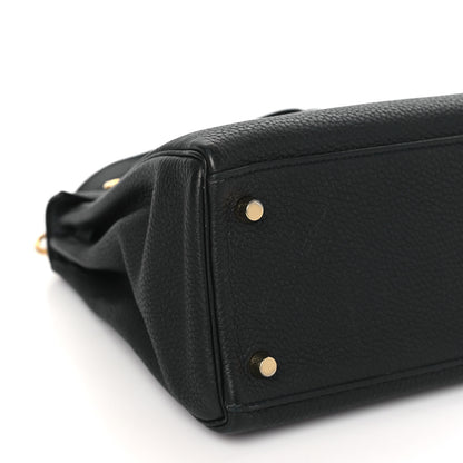 Hermes Togo Kelly Retourne 28 Black 9 of 11