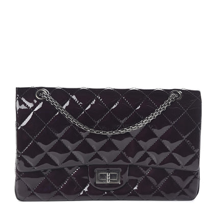 Chanel Patent Quilted 2.55 Reissue 227 Flap Prune 1 of 11