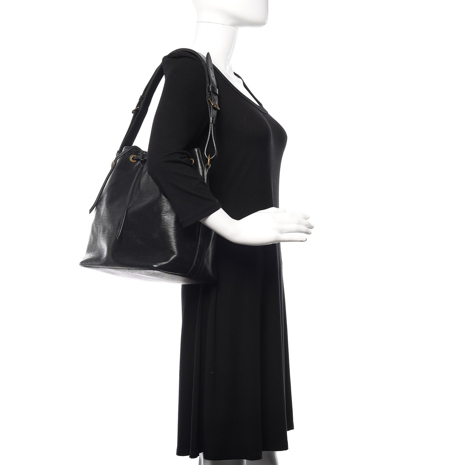 Louis Vuitton Epi Petit Noe Black 2 of 15