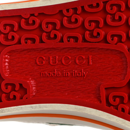 Gucci Cotton GG Monogram Web Womens 1977 Tennis Sneakers 35 Philod Ivory Mystic White 6 of 7