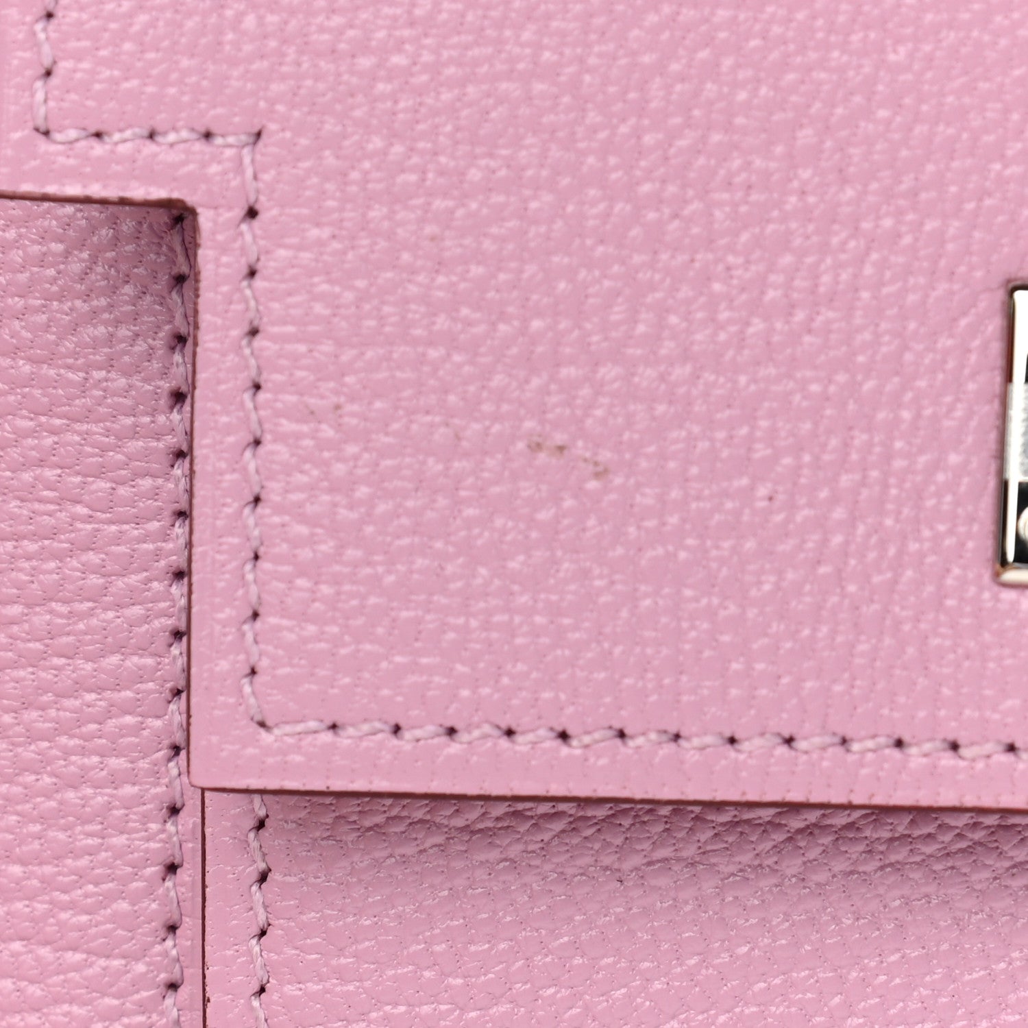 Hermes Chevre Mysore Kelly Pocket Compact Wallet Mauve Sylvestre 8 of 9