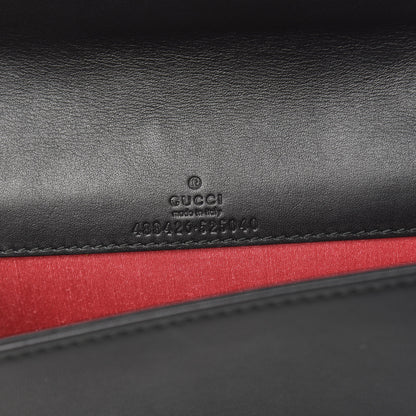 Gucci Velvet Matelasse GG Marmont Mini Bag Black 5 of 8