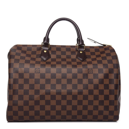 Louis Vuitton Damier Ebene Speedy 35 1 of 10