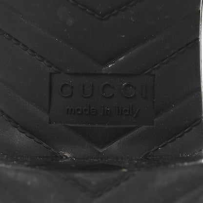 Gucci Rubber Gucci Logo Womens Platform 20/60mm Slide Sandals 37 Black 8 of 9