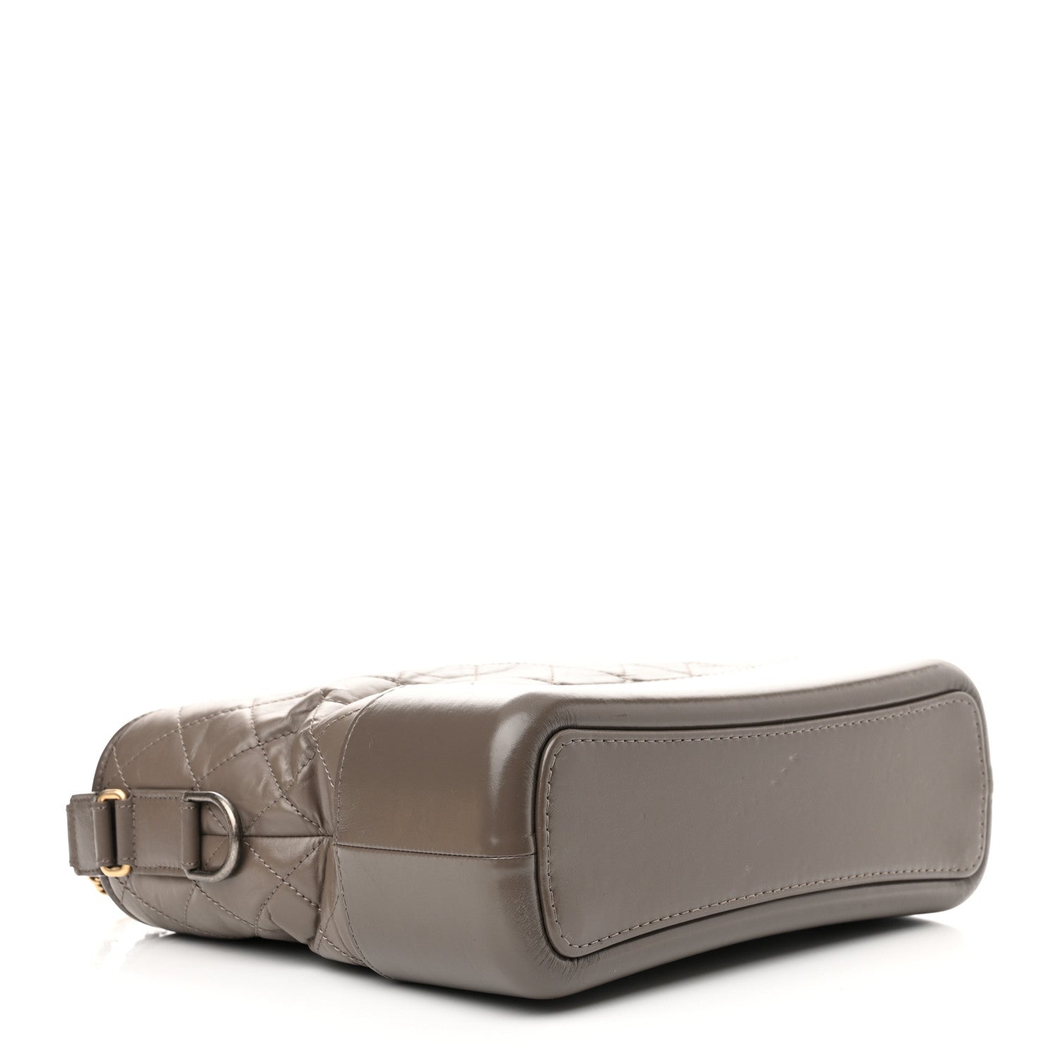 Chanel Aged Calfskin Quilted Medium Gabrielle Hobo Grey 4 of 13