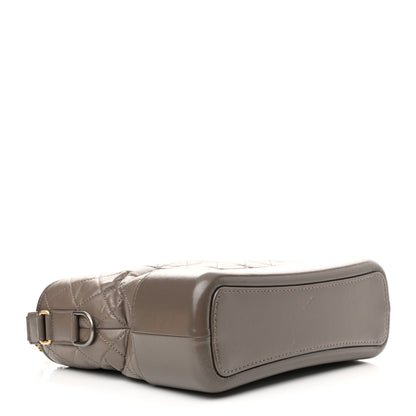 Chanel Aged Calfskin Quilted Medium Gabrielle Hobo Grey 4 of 13