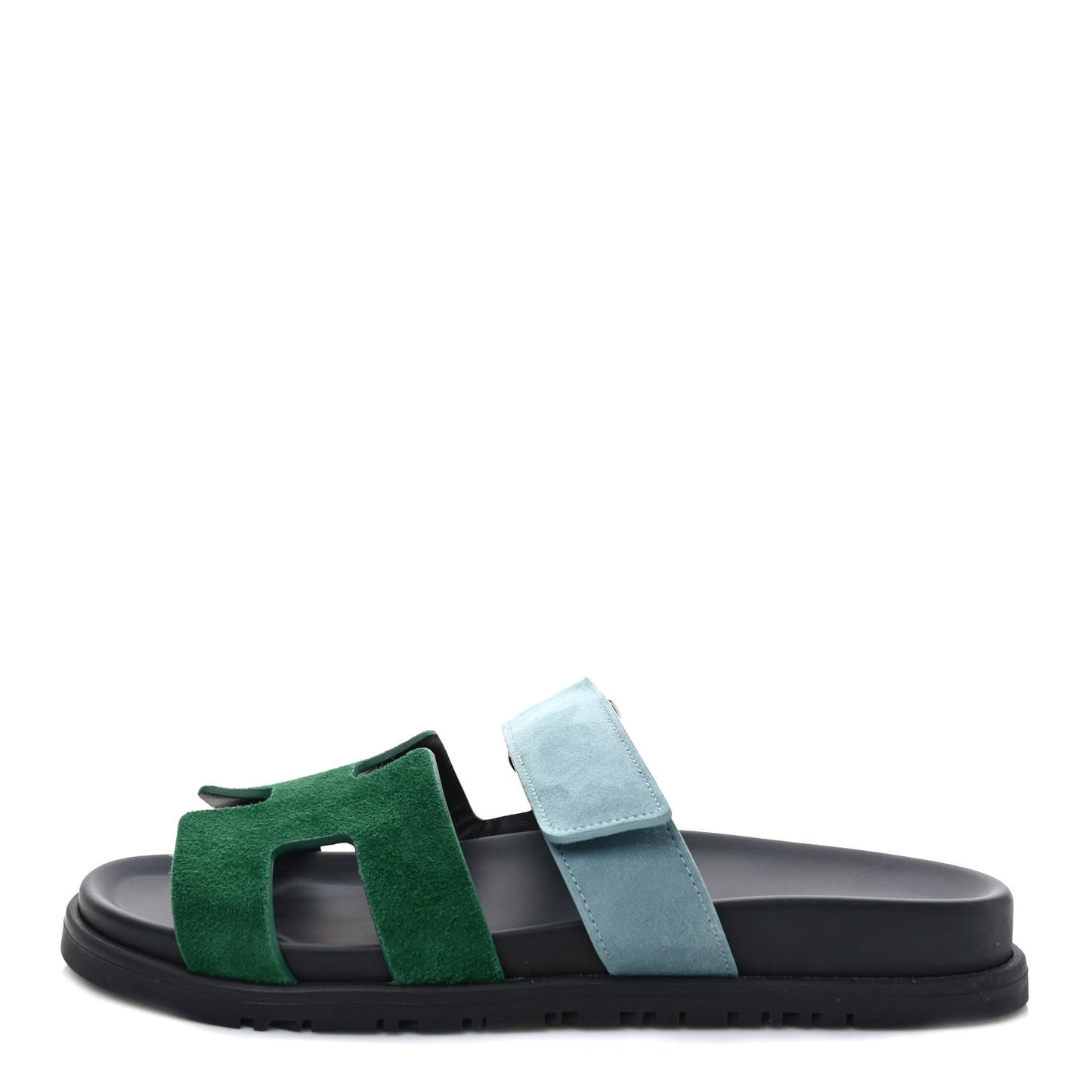 Suede Goatskin Womens Chypre Sandals 38 Vert Cactus Vert d'eau 38