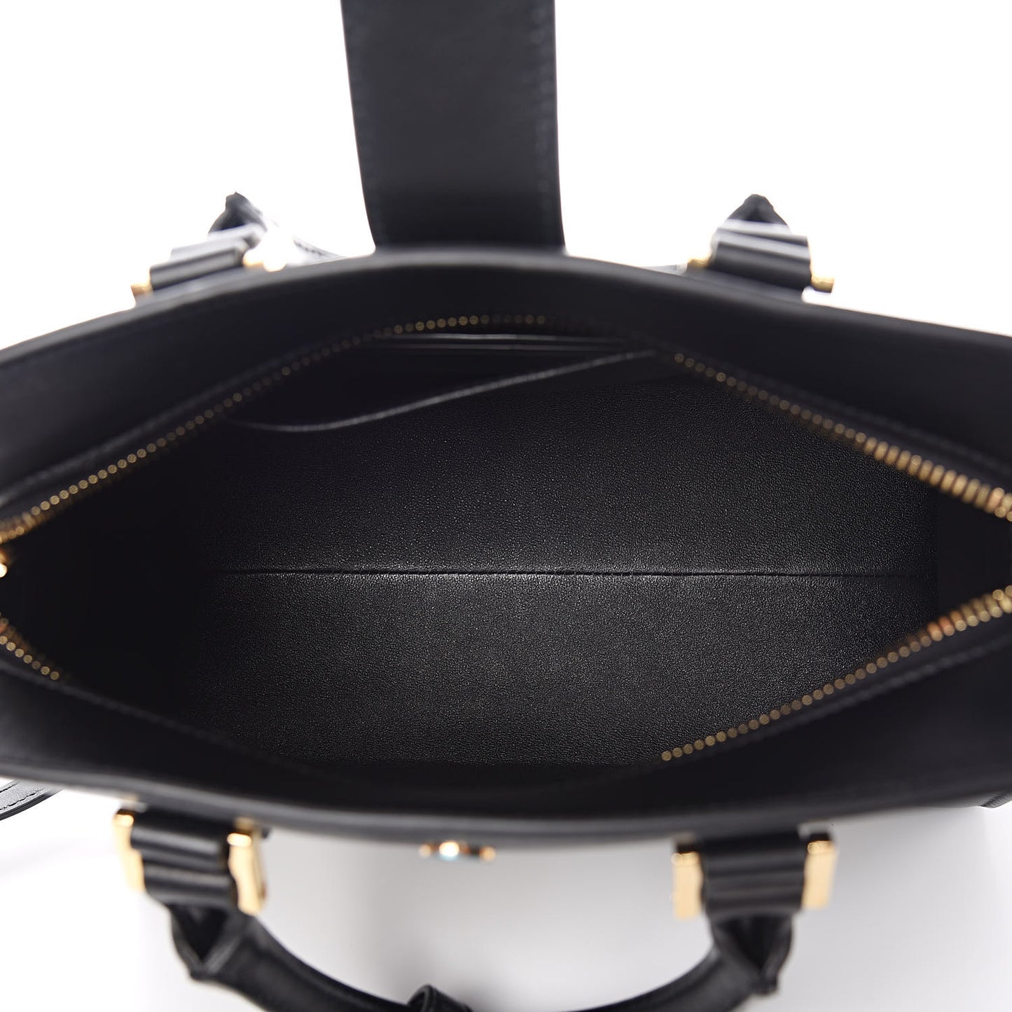 Calfskin Monogram Baby Cabas Black