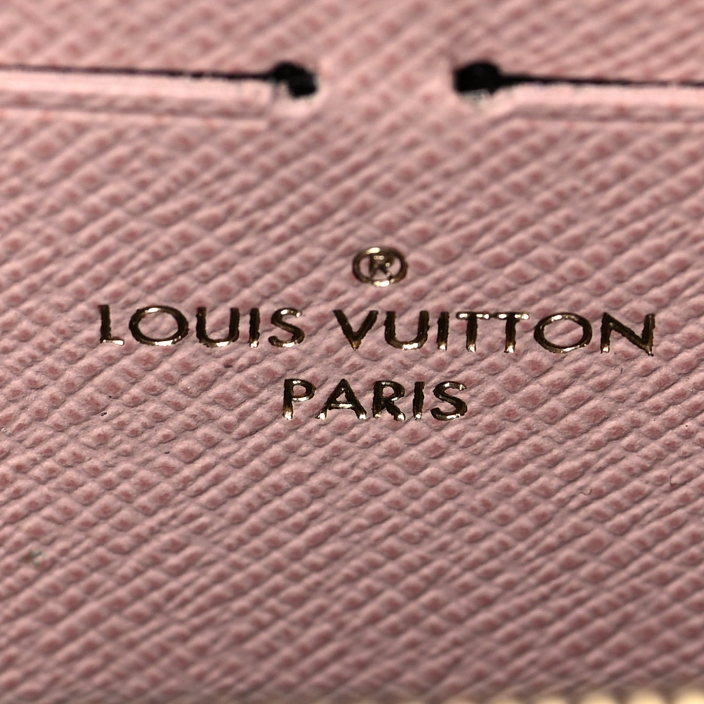 Monogram Clemence Wallet Rose Ballerine
