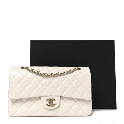 Chanel Caviar Quilted Medium Double Flap White 11 of 11