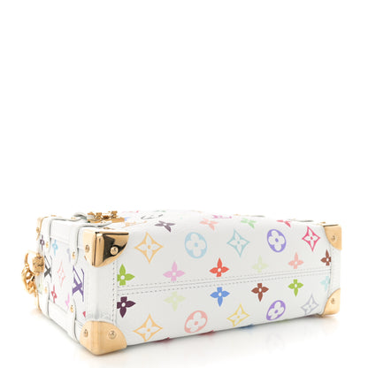 Louis Vuitton LV x TM Cowhide Monogram Multicolor Side Trunk MM White 4 of 13