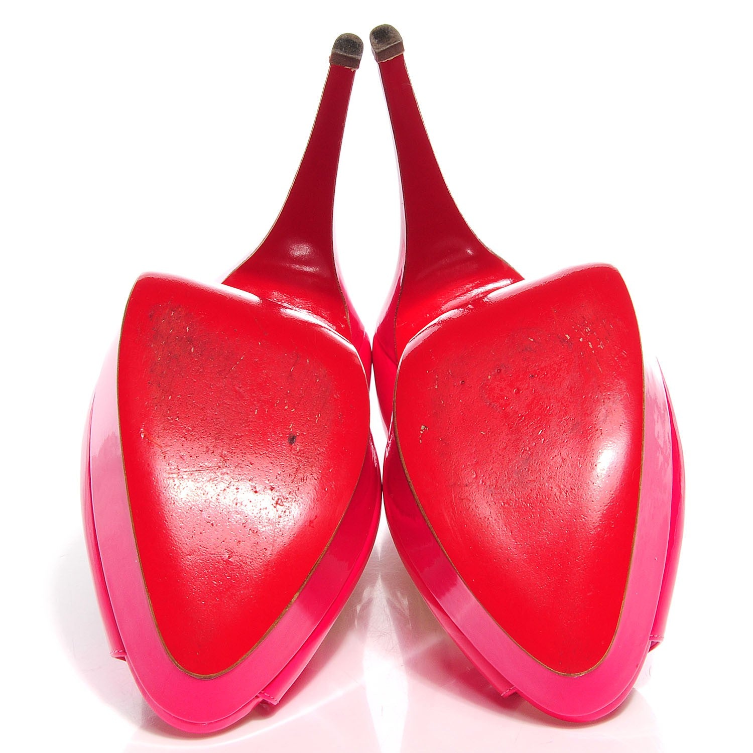 Christian Louboutin Patent Lady Peep 150 Pumps 40 Grenadine 5 of 7