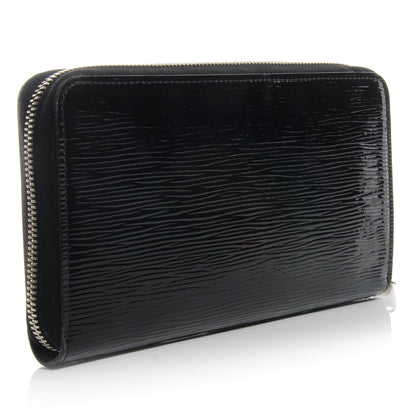 Louis Vuitton Epi Electric Zippy Organizer Wallet Black 3 of 9