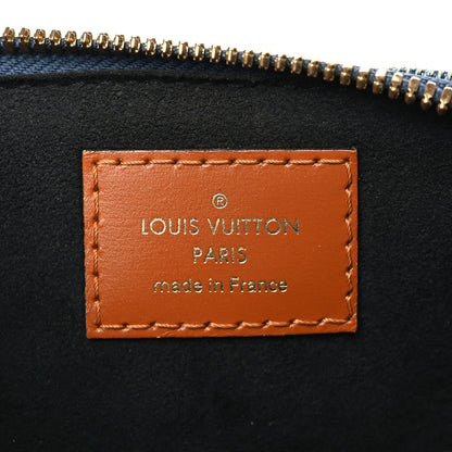 Louis Vuitton Denim Calfskin Reverse Monogram Malletage Alma BB Blue 6 of 6