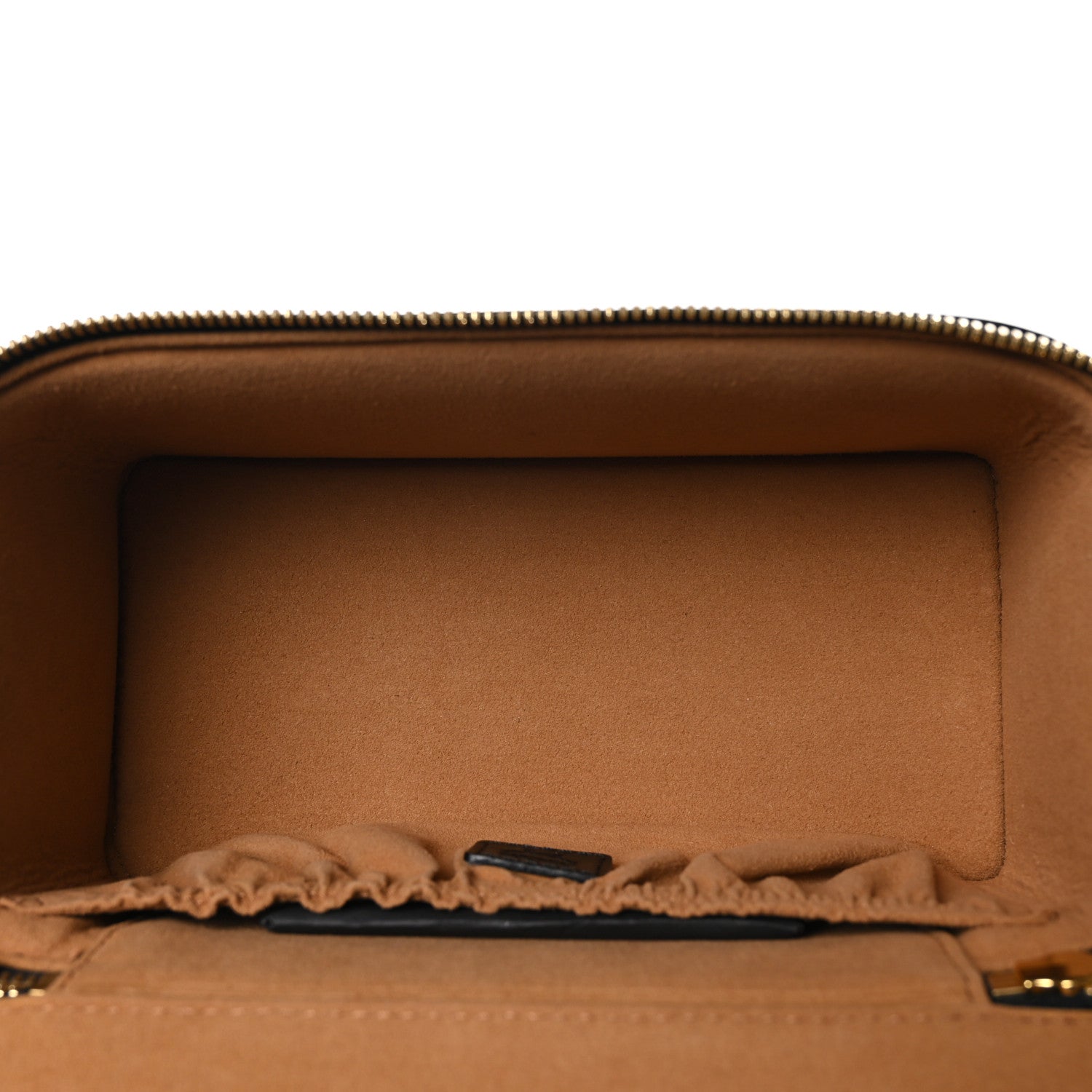 MCM Visetos Vanity Case Cognac Black 5 of 11