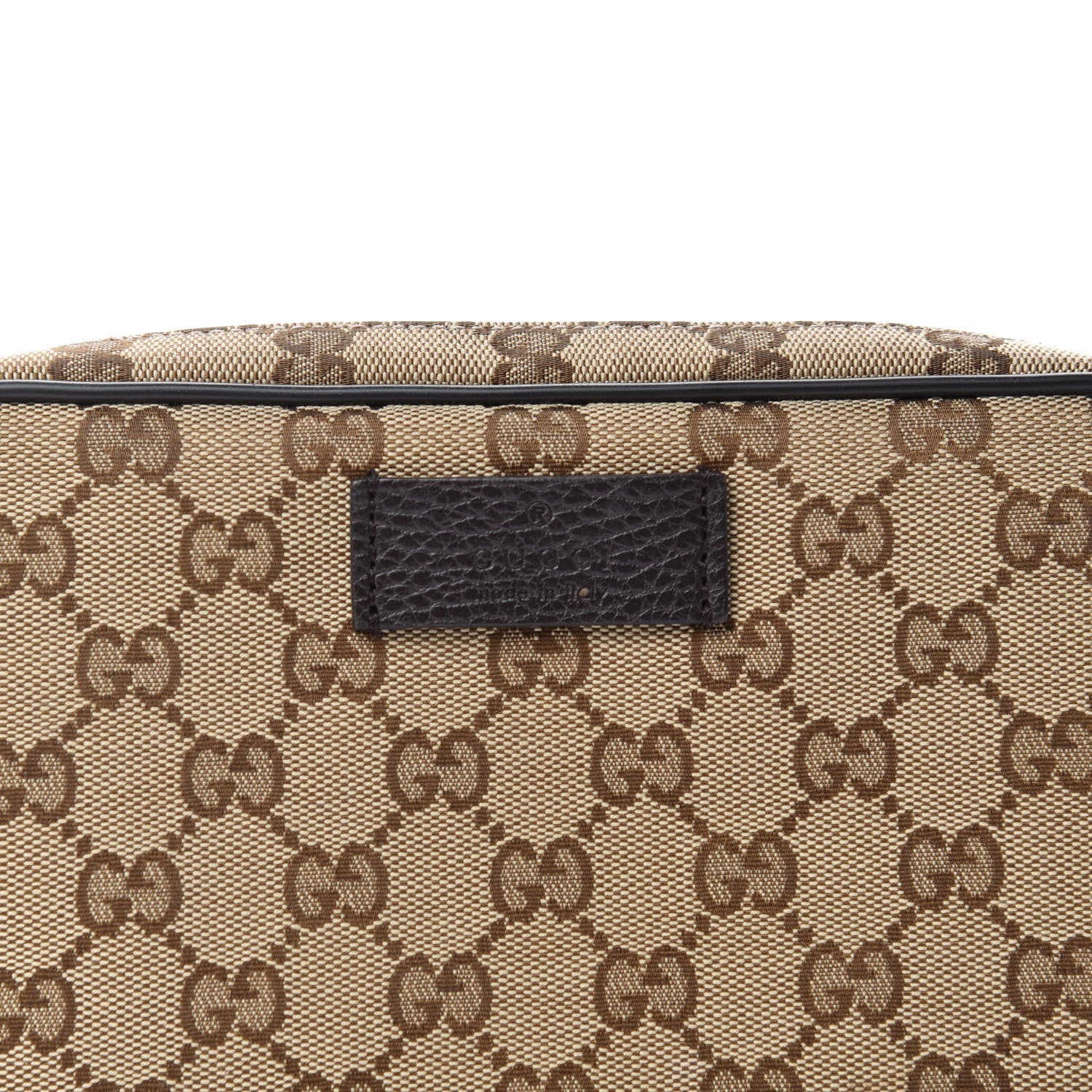 Gucci Monogram Belt Bag Dark Brown 10 of 10