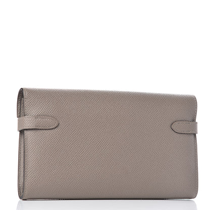 Hermes Epsom Kelly Longue Wallet Gris Asphalte 3 of 8
