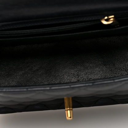 Chanel Lambskin Quilted Mini Square Flap Black 5 of 10