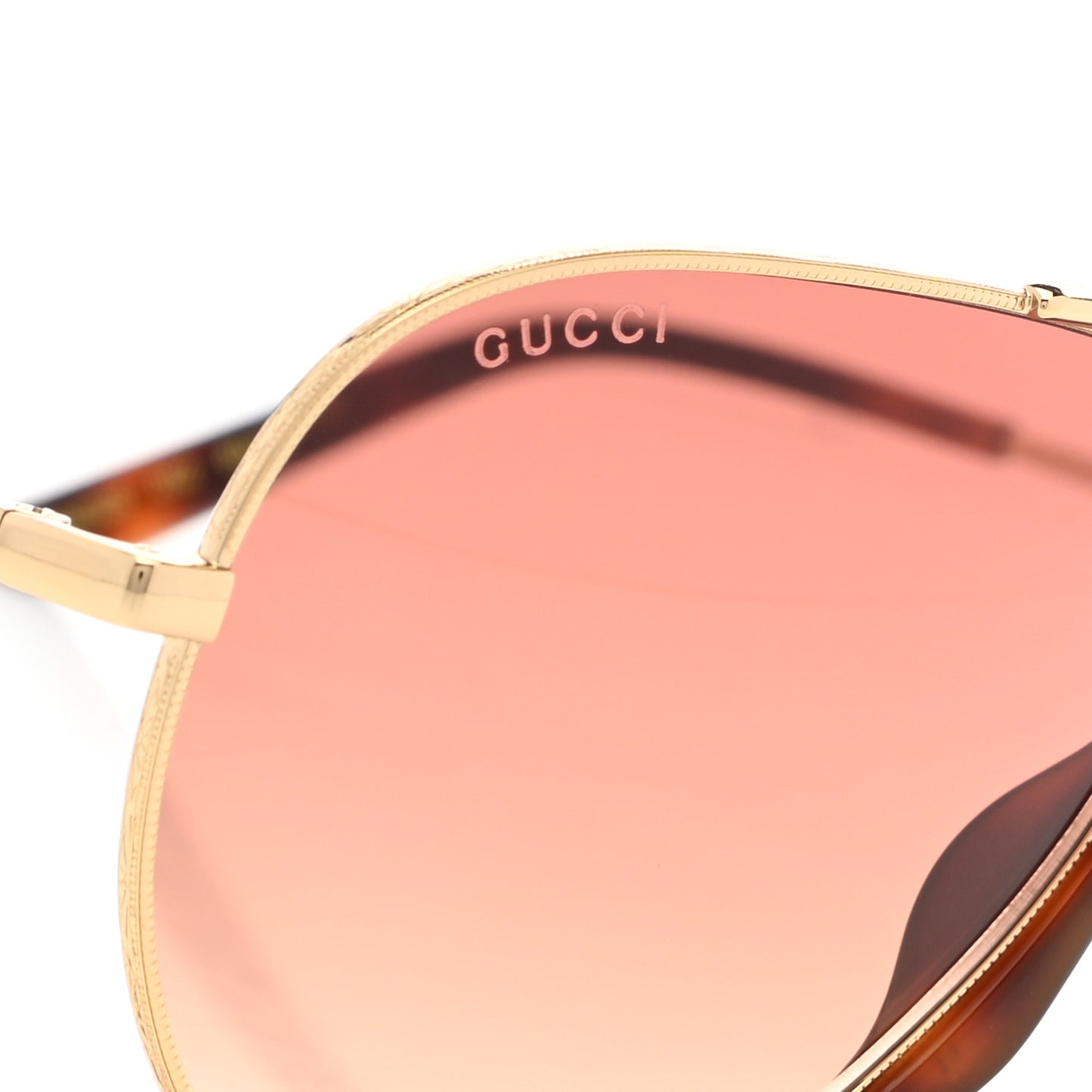 Aviator Sunglasses GG0432S Gold