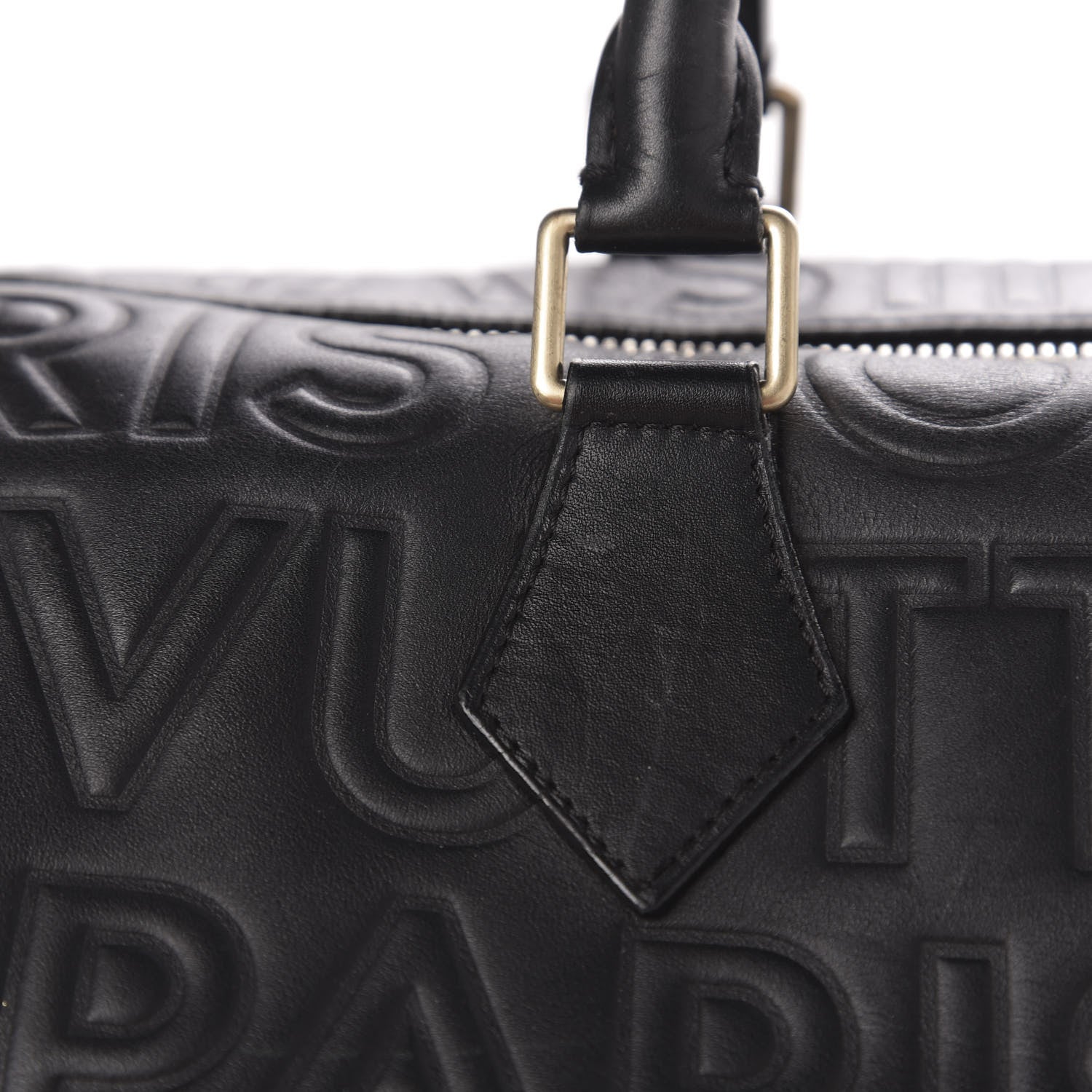 Louis Vuitton Calfskin Embossed Speedy Cube 30 Black 11 of 16