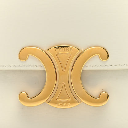 Celine Shiny Calfskin Mini Triomphe White 7 of 10