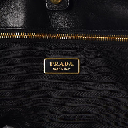 Prada Nappa Gaufre Antik Tote Black 6 of 12