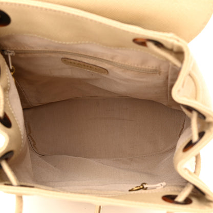 Chanel Caviar Tortoise CC Backpack Beige 5 of 19