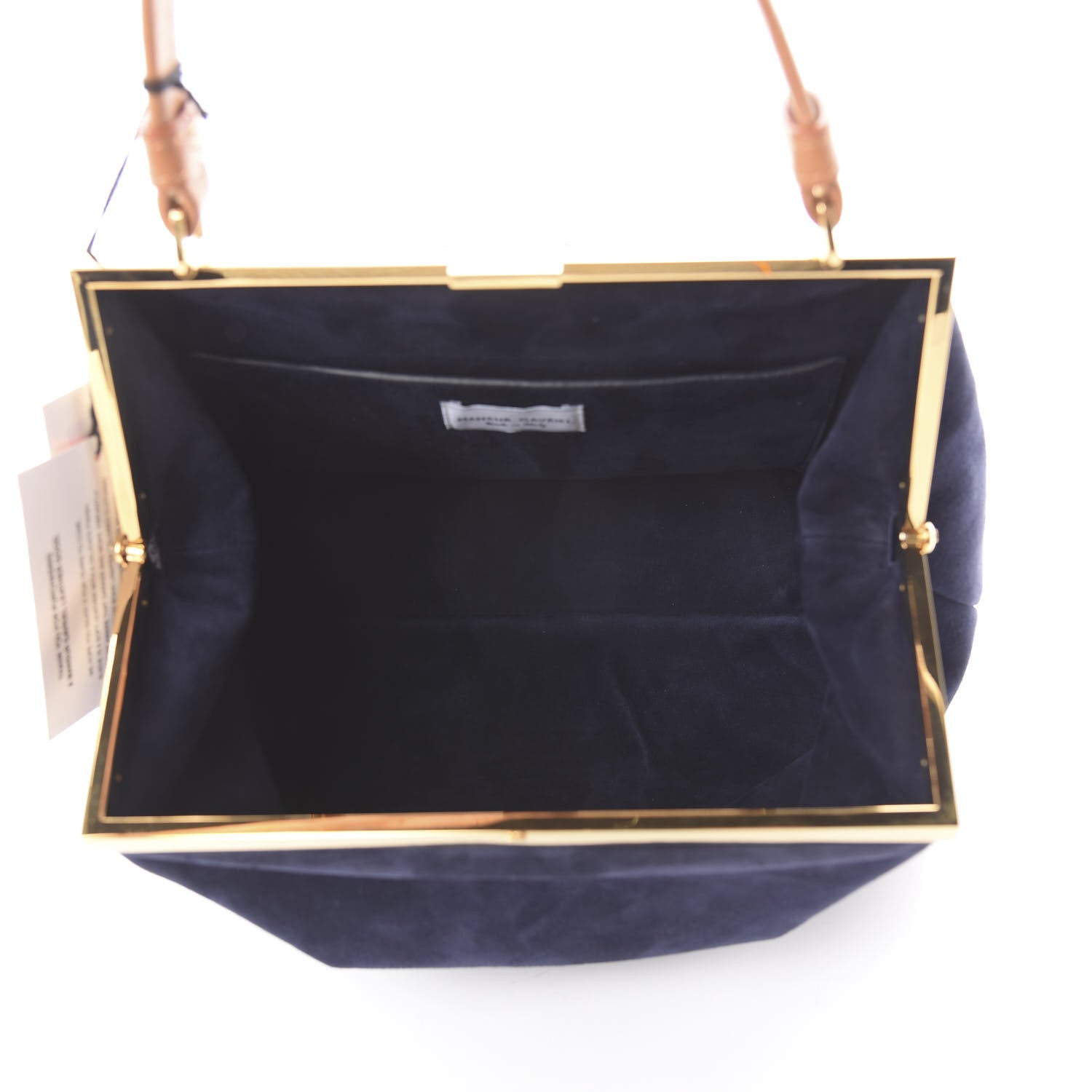 Mansur Gavriel Suede Elegant Bag Blue 4 of 8