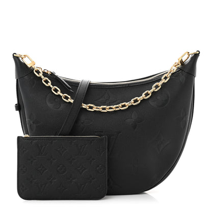 Louis Vuitton Empreinte Monogram Giant Loop Hobo Black 3 of 11