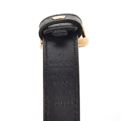 Gucci Calfskin Double G 20mm Belt 70 28 Black 7 of 8