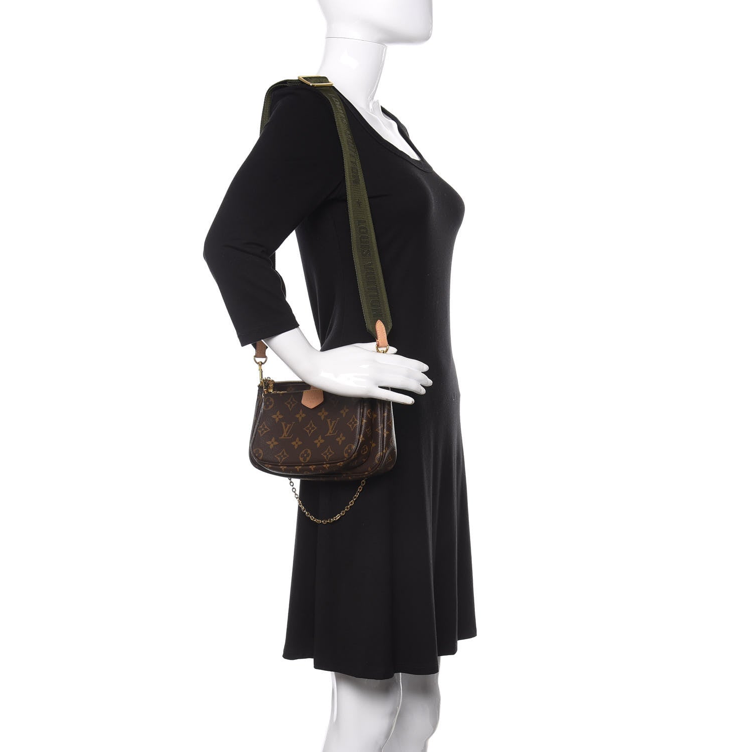 Louis Vuitton Monogram Multi Pochette Accessories Kaki 2 of 16