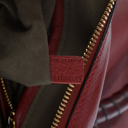 Chloe Calfskin Medium Marcie Satchel Garnet 7 of 8
