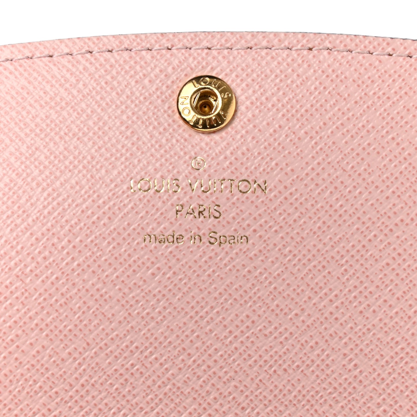 Damier Ebene Emilie Wallet Rose Ballerine