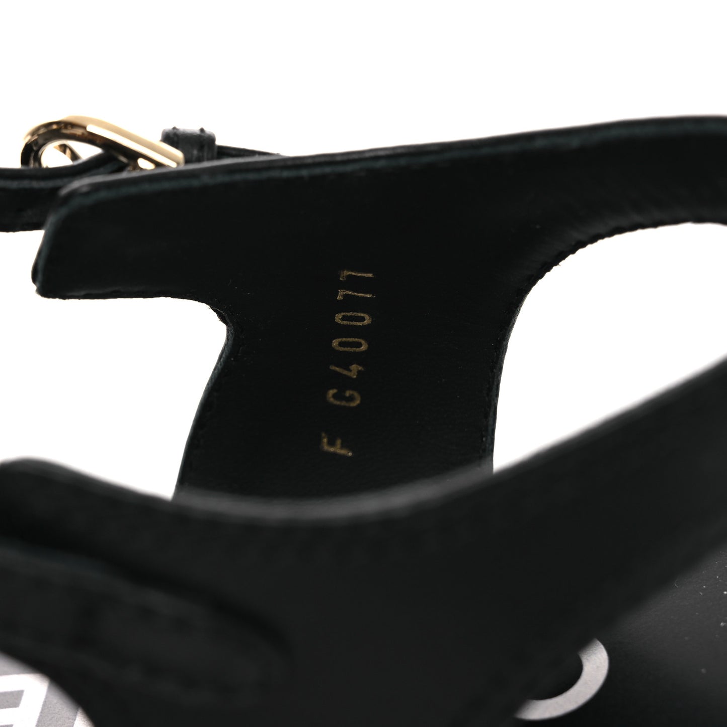 Calfskin Multi Chain CC Sandals 39 Black