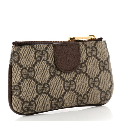 Gucci GG Supreme Monogram Web Ophidia Key Case Beige New Acero 3 of 7