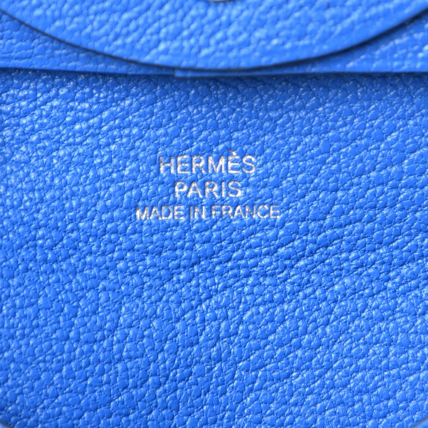 Chevre Mysore Bastia Coin Purse Bleu Hydra