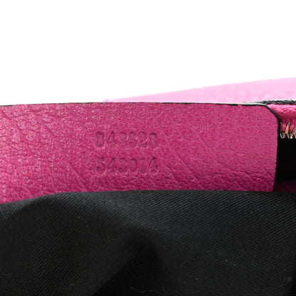 Alexander McQueen Calfskin De Manta Clutch Pink 10 of 14