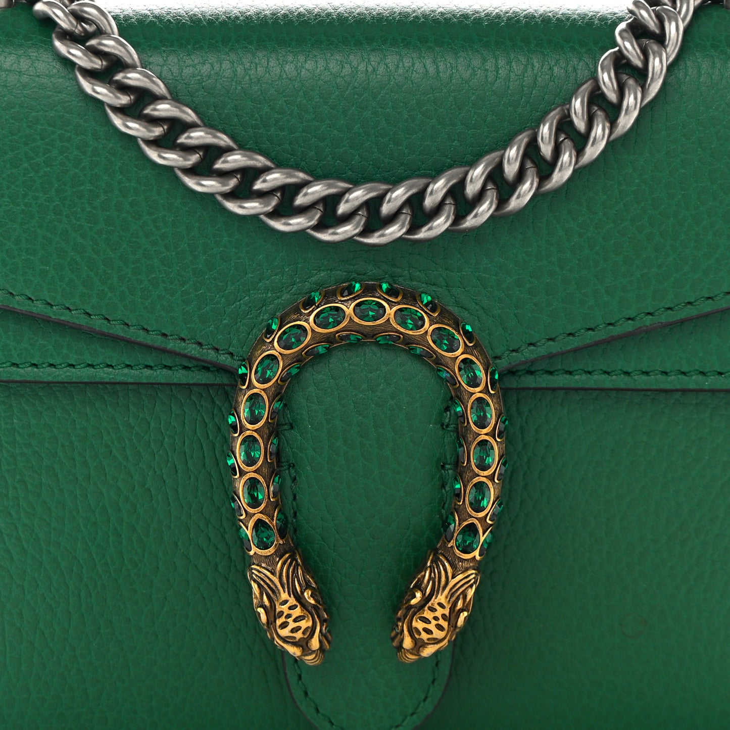 Calfskin Mini Dionysus Shoulder Bag Emerald