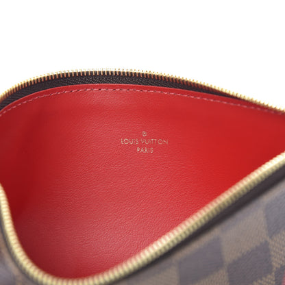 Louis Vuitton Damier Ebene Felicie Chain Wallet Zippered Insert 6 of 6