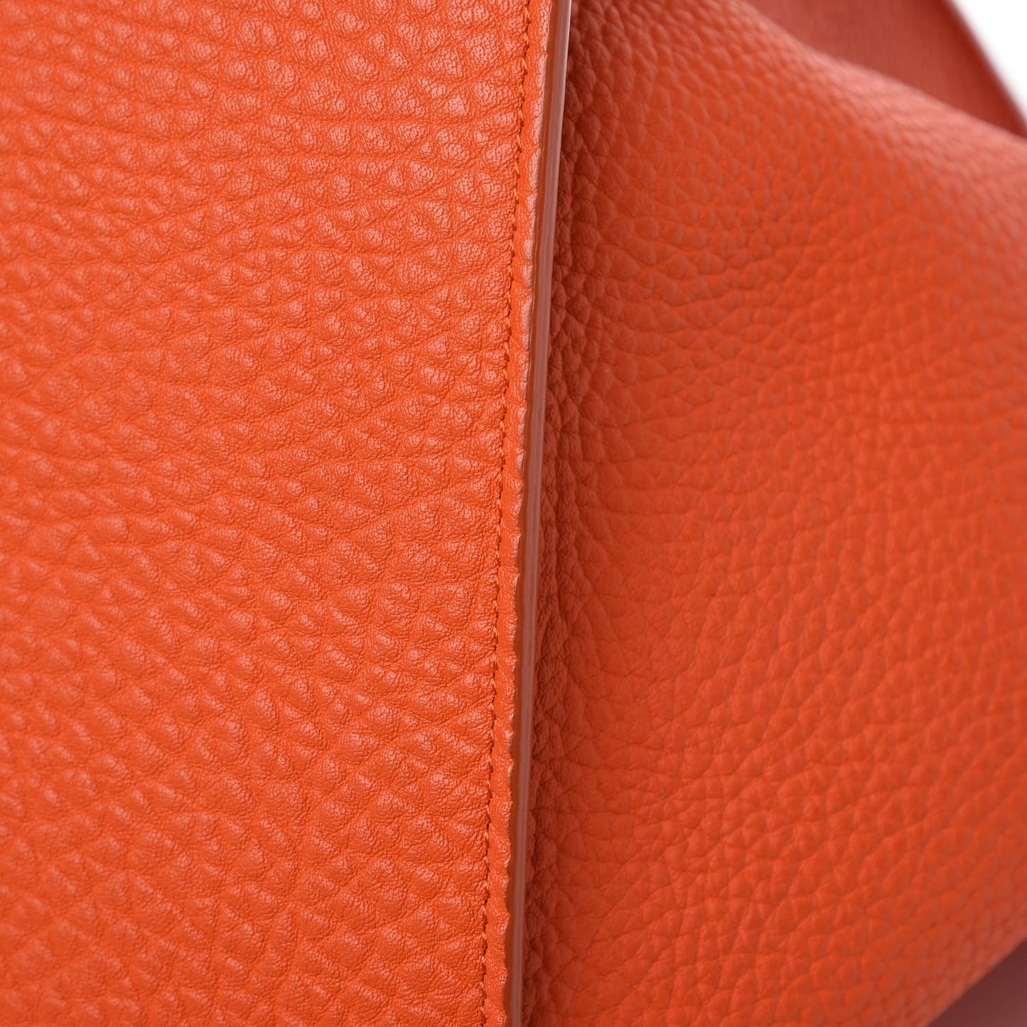 Bullhide Calfskin Medium Phantom Luggage Burnt Orange