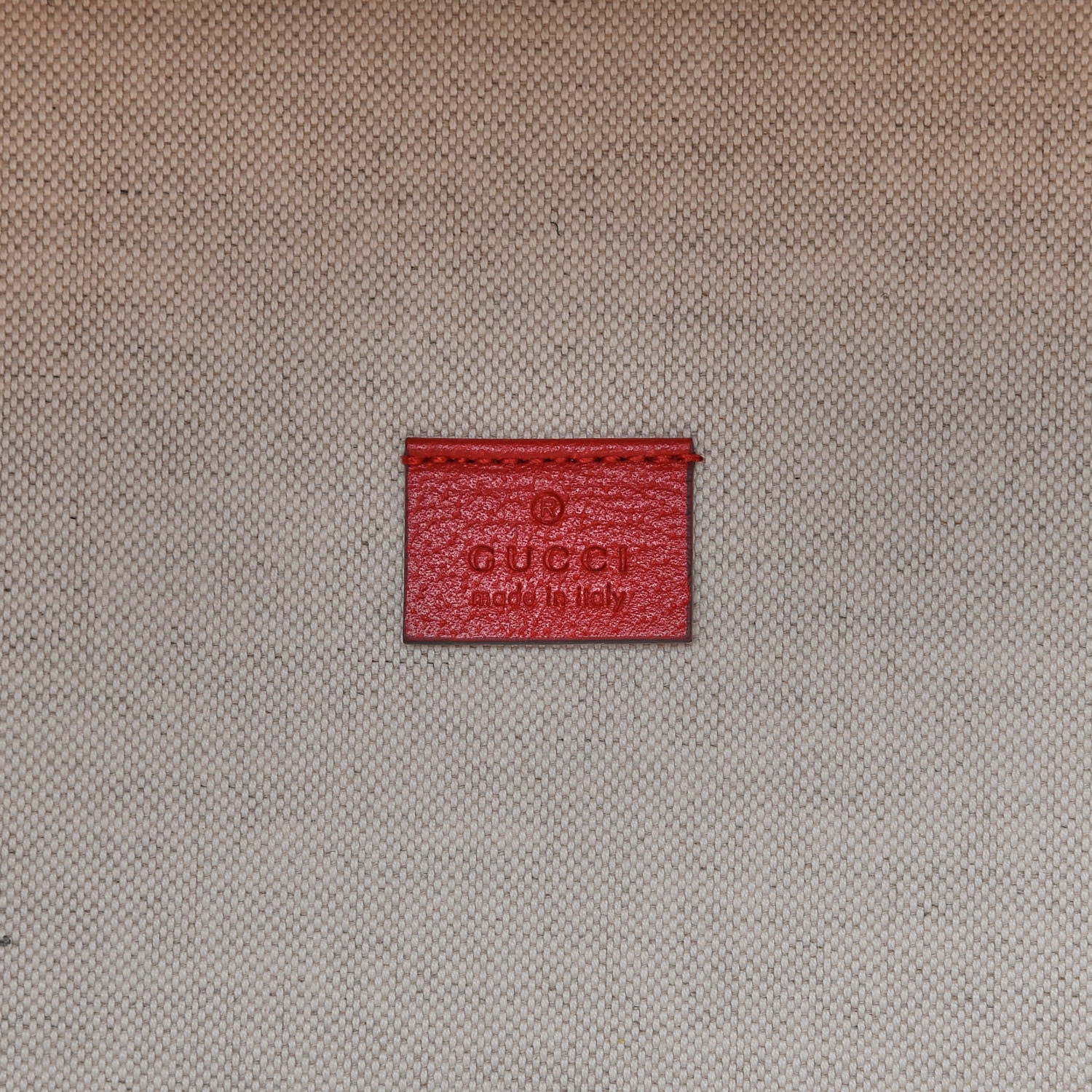 Gucci GG Supreme Monogram Apple Dollar Calfskin Large Retro Interlocking G Tote Bag Beige Ebony Multicolor Lobster Red 8 of 11