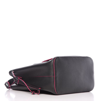 Louis Vuitton Calfskin Lockme Bucket Black 4 of 9