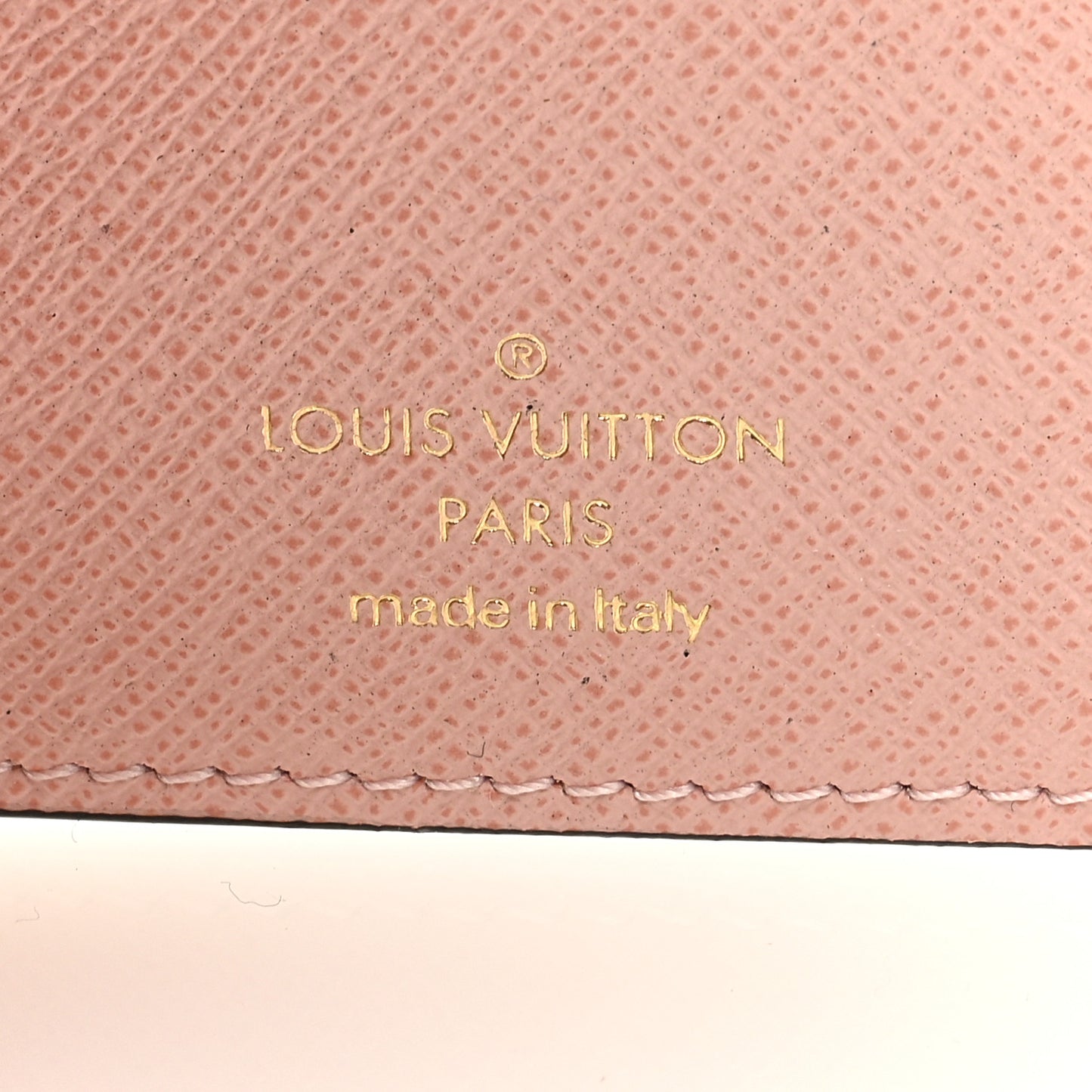 Damier Ebene Victorine Wallet Rose Ballerine